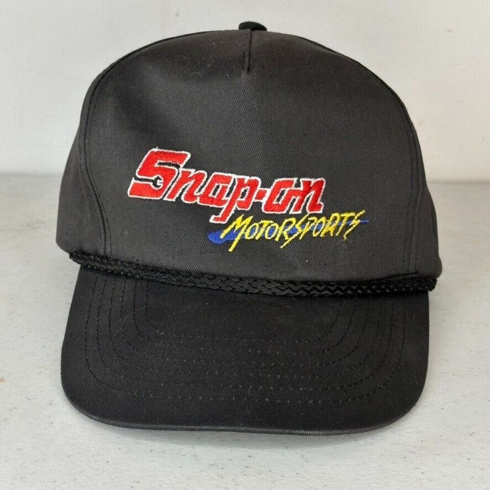 90s Old Vintage Snap On Tools‎ Motorsports Racing Snapback trucker hat cap